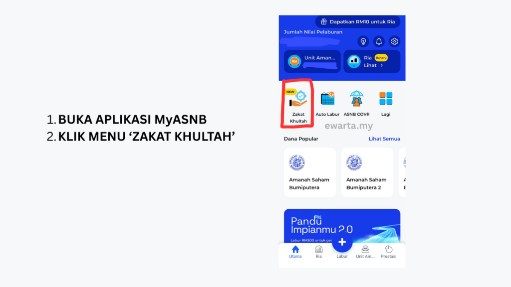 Cara Tukar Ke Kelas B ASB Melalui Apps MyASNB