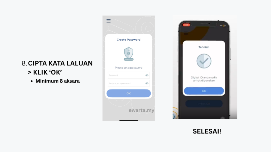 Cara daftar MyDigital ID Online