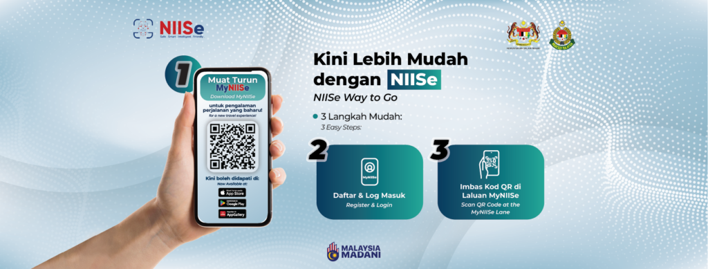 Cara Guna Aplikasi MyNIISe Di Lapangan Terbang