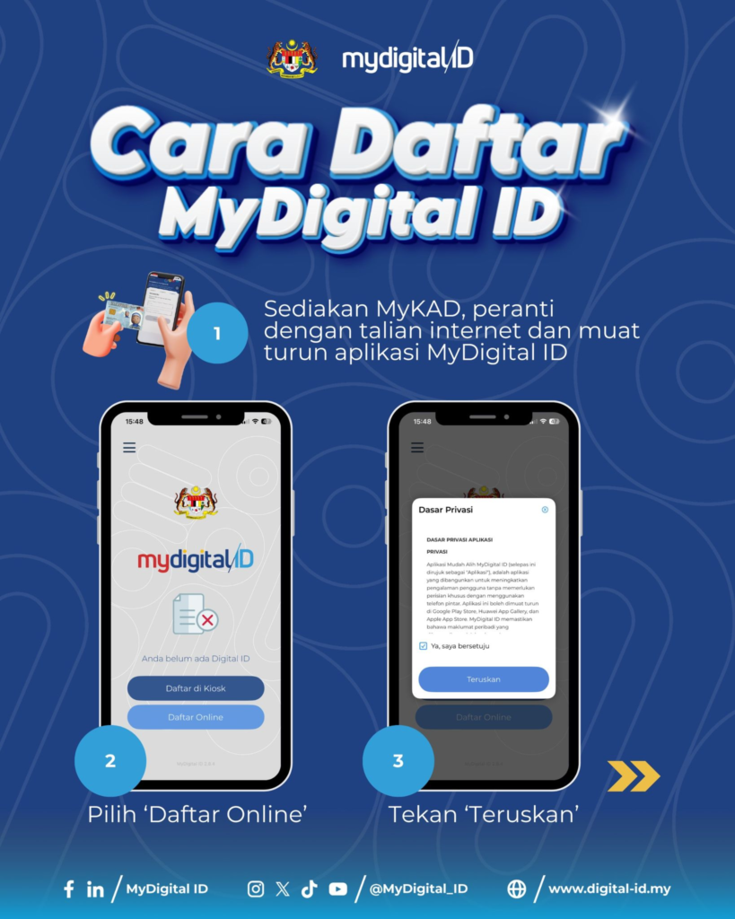 Cara Daftar MyDigital ID - Panduan Rasmi 