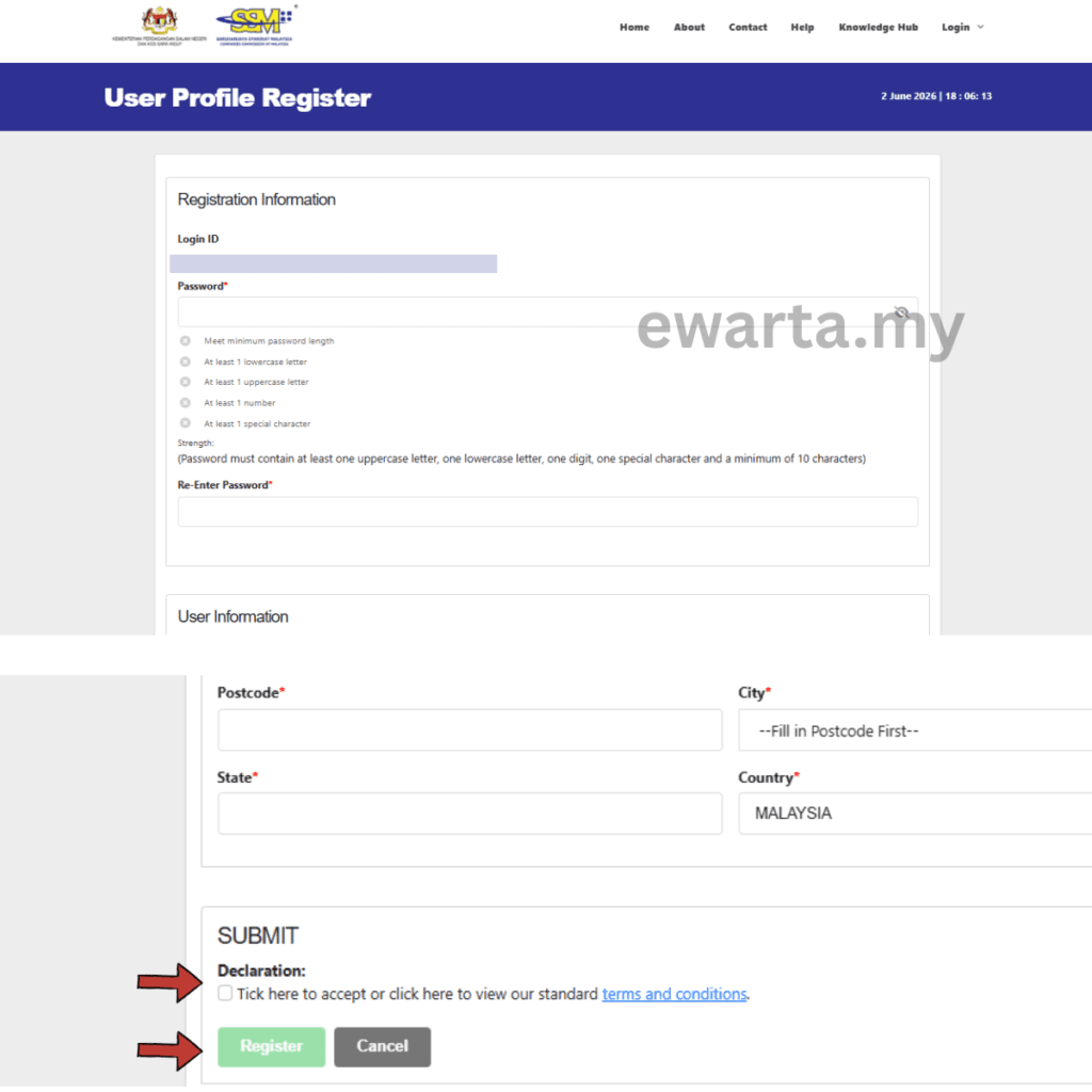 Cara Daftar SSM Percuma Untuk B40 & Pelajar