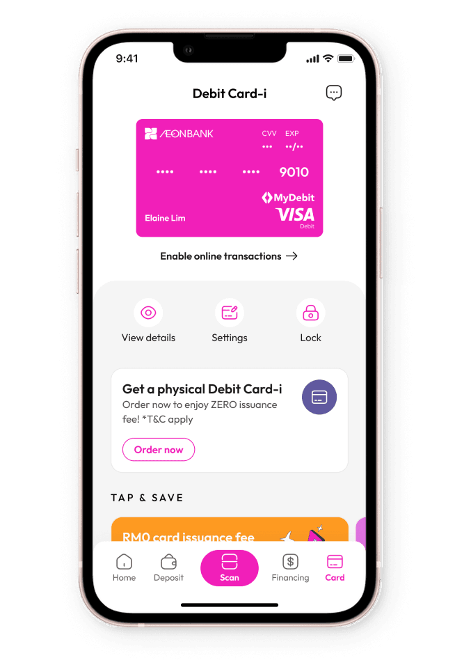 Kelebihan Kad Pink AEON Bank 