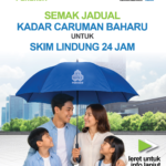 kadar caruman baharu lindung 24 jam
