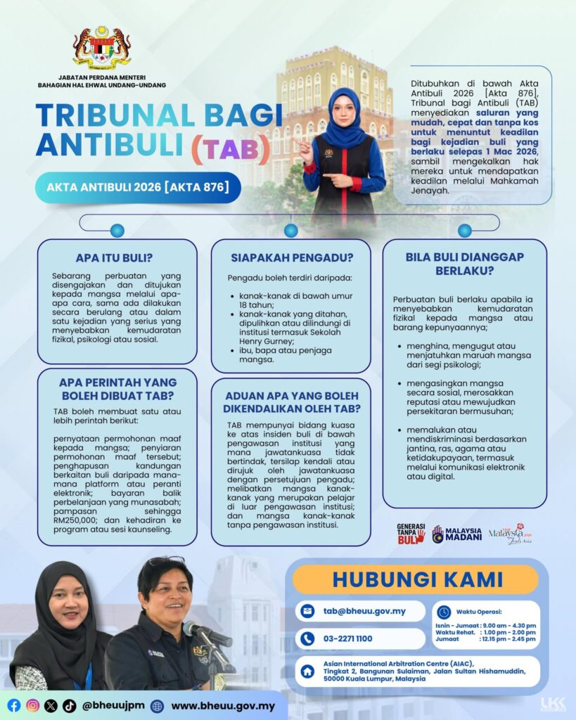 tribunal antibuli akta 876
