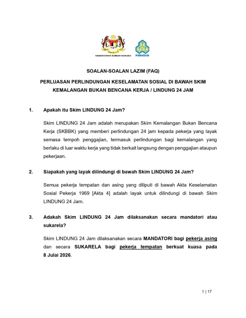 Cara Batalkan Caruman LINDUNG 24 Jam (opt-out)