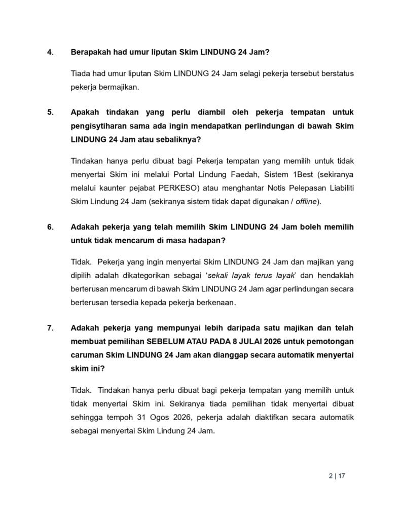 Cara Batalkan Caruman LINDUNG 24 Jam (opt-out)