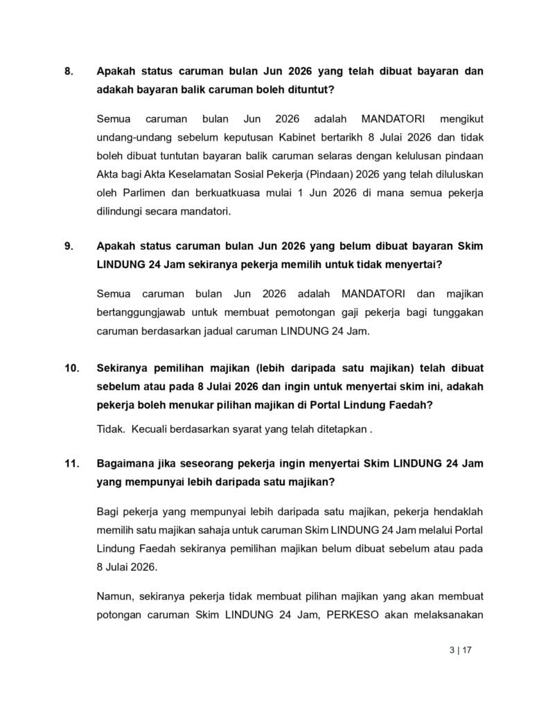 Cara Batalkan Caruman LINDUNG 24 Jam (opt-out)