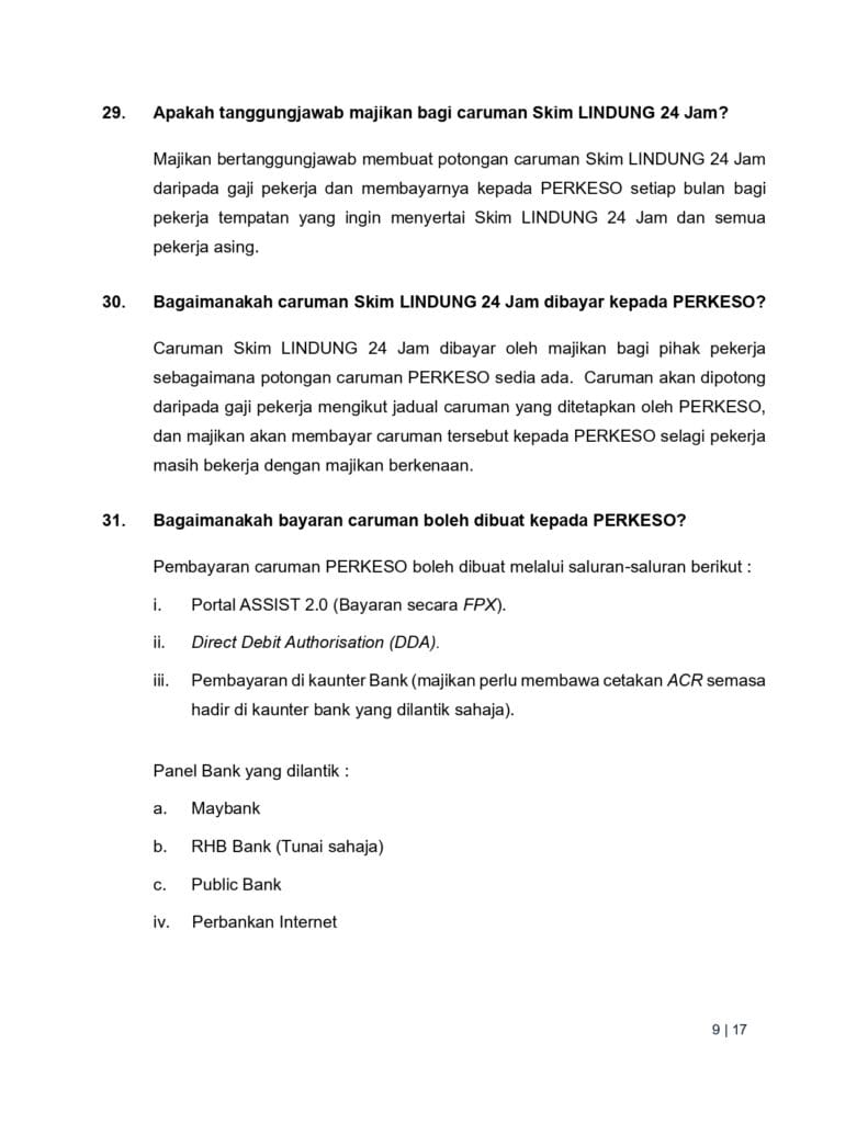 Cara Batalkan Caruman LINDUNG 24 Jam (opt-out)