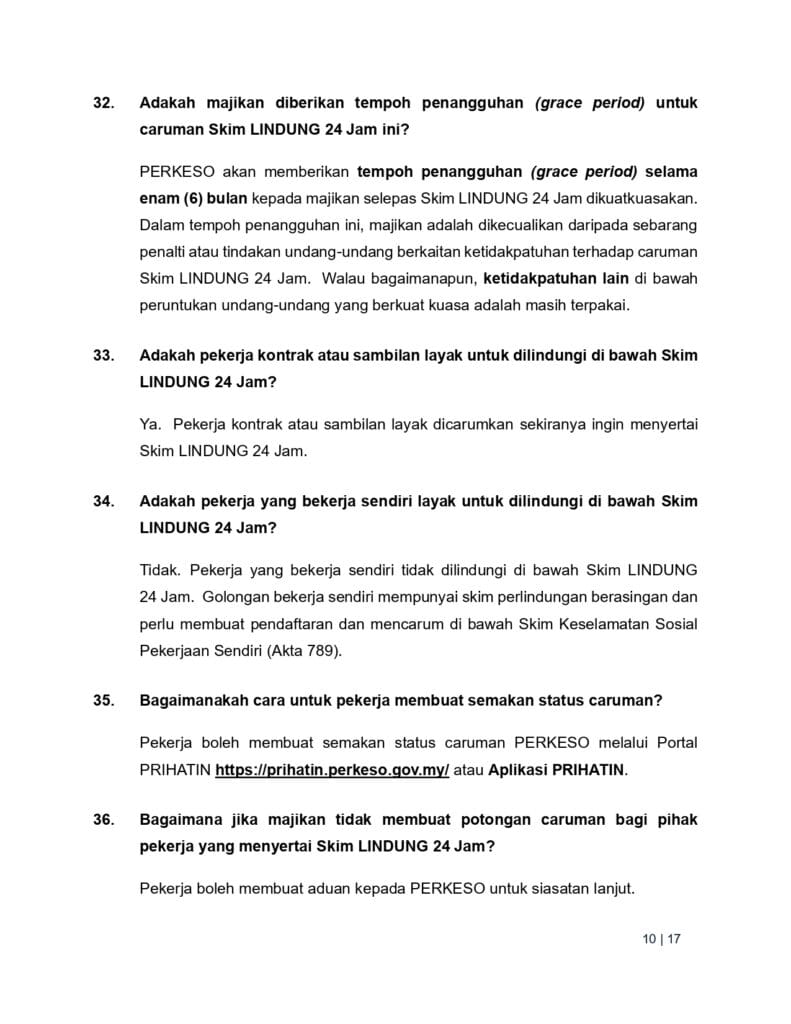 Cara Batalkan Caruman LINDUNG 24 Jam (opt-out)