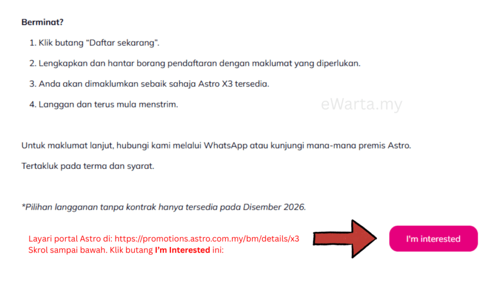 Astro X3 Serendah RM39.99 sebulan 