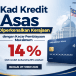 Kad Kredit Asas Diperkenalkan Kerajaan dengan Kadar Pembiayaan Maksimum 14%