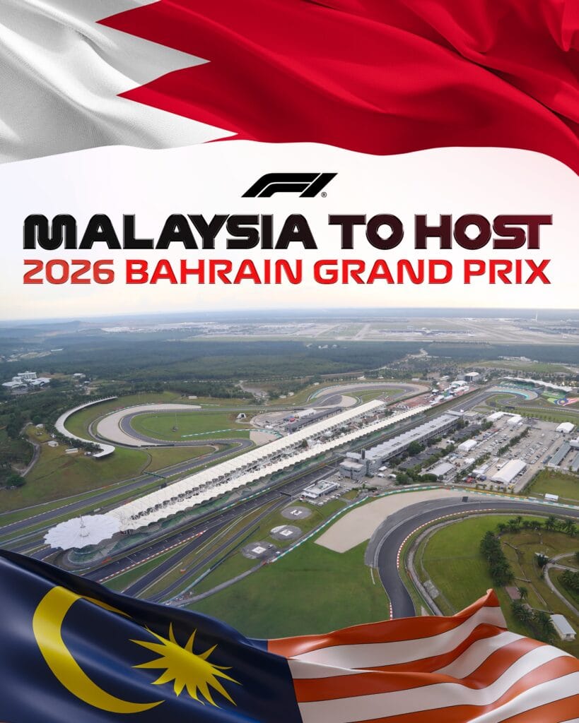 MALAYSIA TUAN RUMAH F1 SEPANG 2026 GANTI BAHRAIN