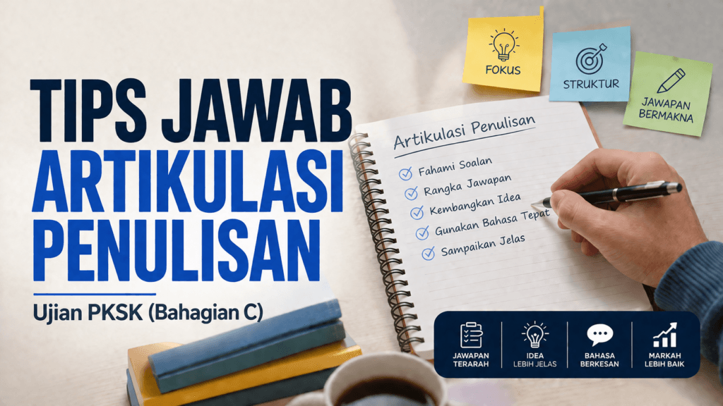 Tips Jawab PKSK Bahagian C (Artikulasi Penulisan)