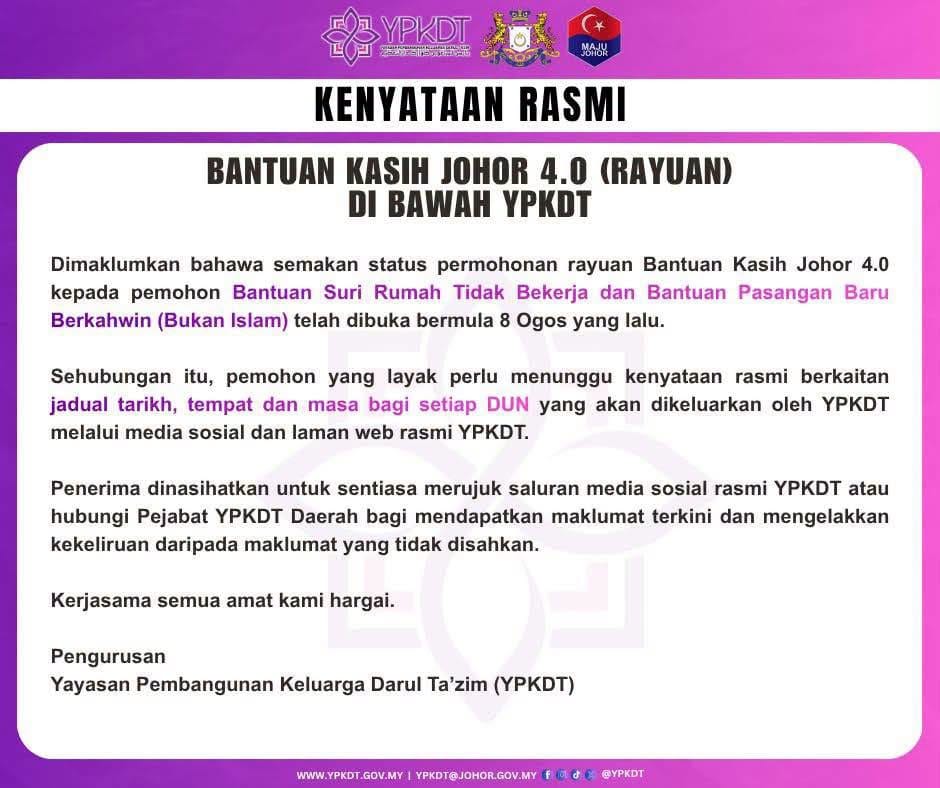 bkj fasa 4 surirumah dan pasangan baru berkahiwn bukan islam