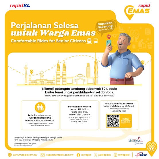 Senarai Manfaat & Bantuan untuk Warga Emas Berumur 60 Tahun ke Atas di Malaysia (2026)
