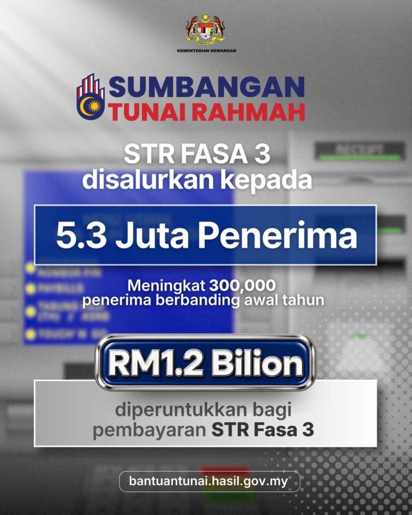 bayaran str fasa 3 2026