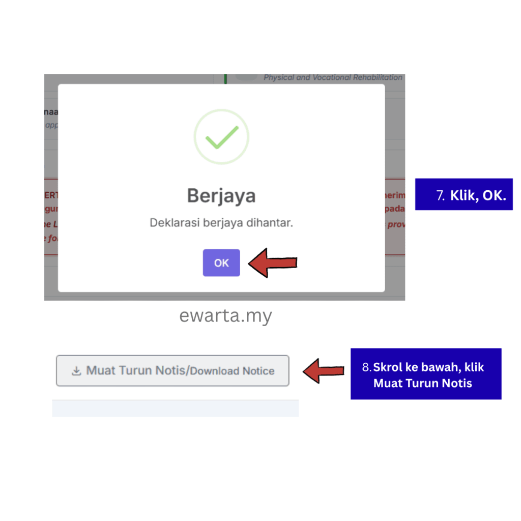 Cara Batalkan Caruman LINDUNG 24 Jam (opt-out) 