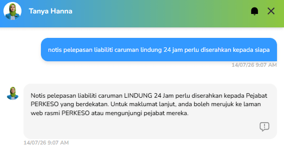 Cara Batalkan Caruman LINDUNG 24 Jam (opt-out) 