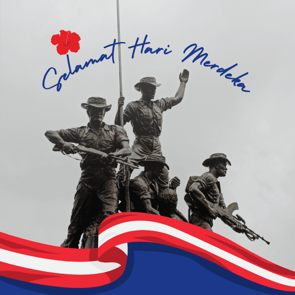 contoh poster merdeka guna canva