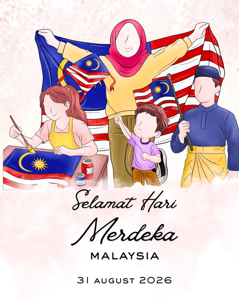 contoh poster merdeka guna canva