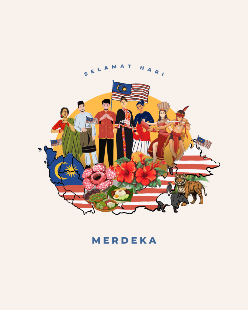contoh poster merdeka guna canva
