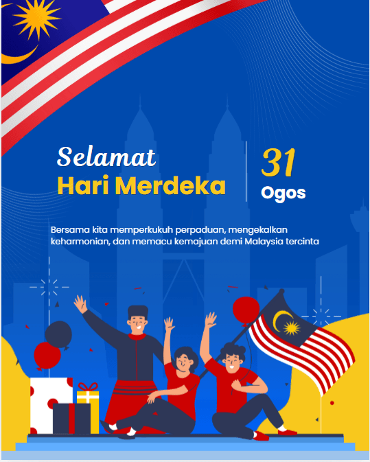  Poster Hari Kemerdekaan 2026 