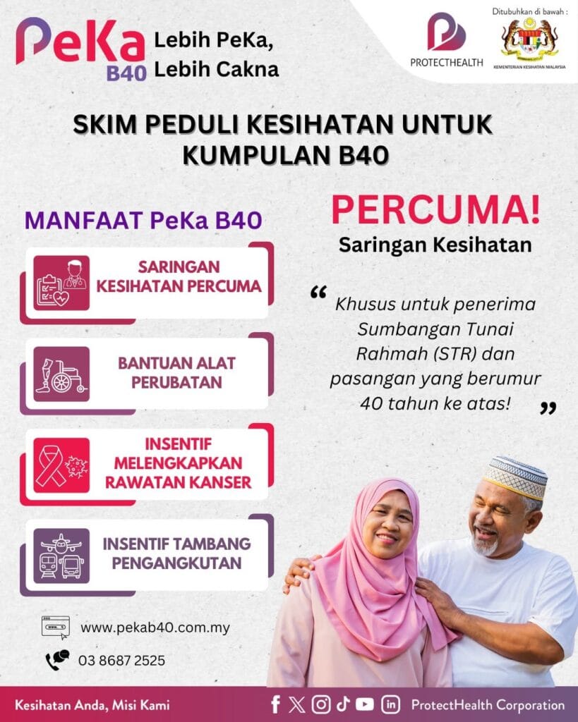 peka b40 penerima bantuan str