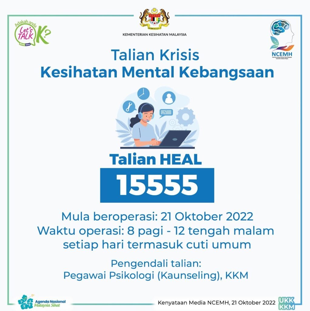 talian heal kkm tips elak burnout