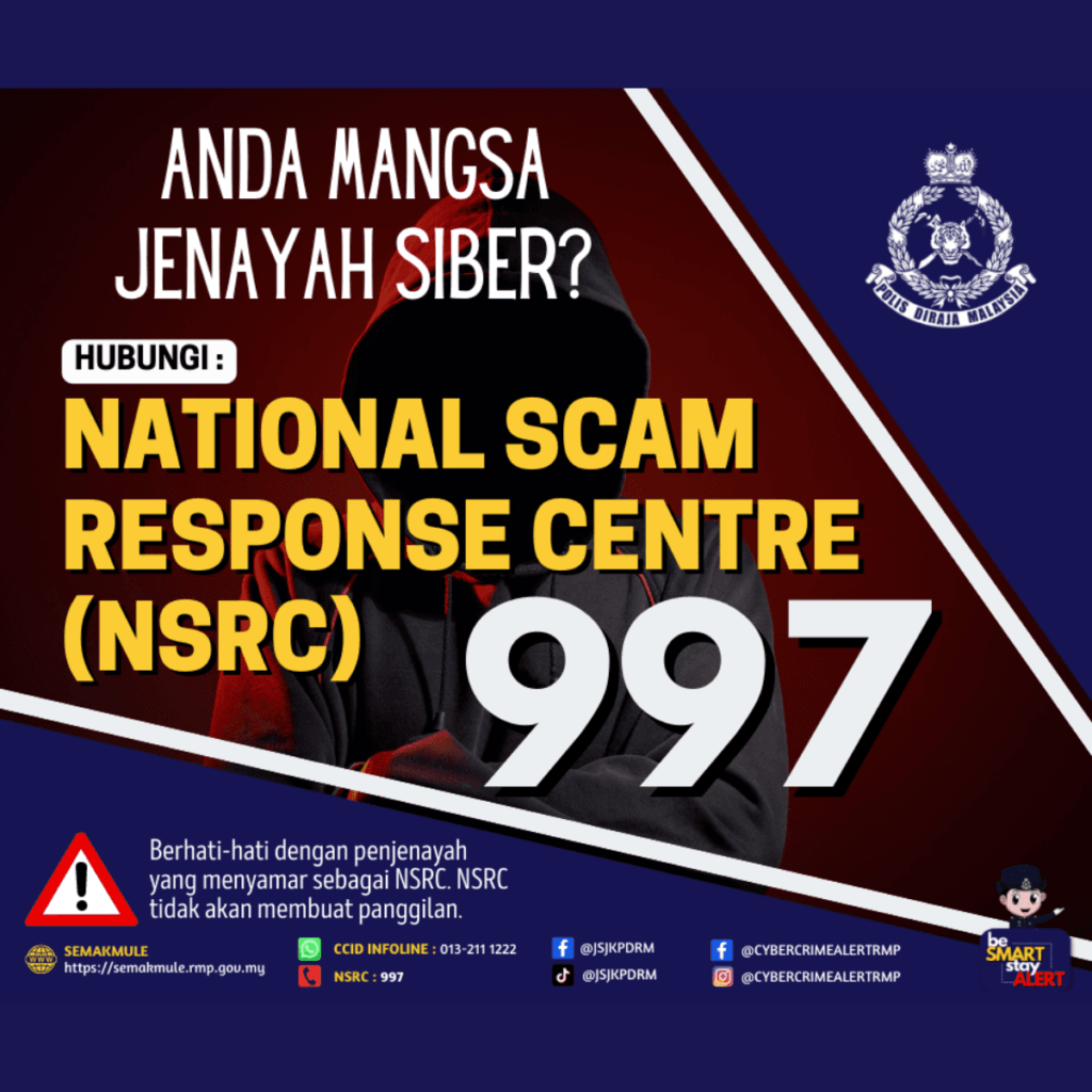Apa Perlu Buat Jika Duit Bank Kena Scam? TALIAN NSRC