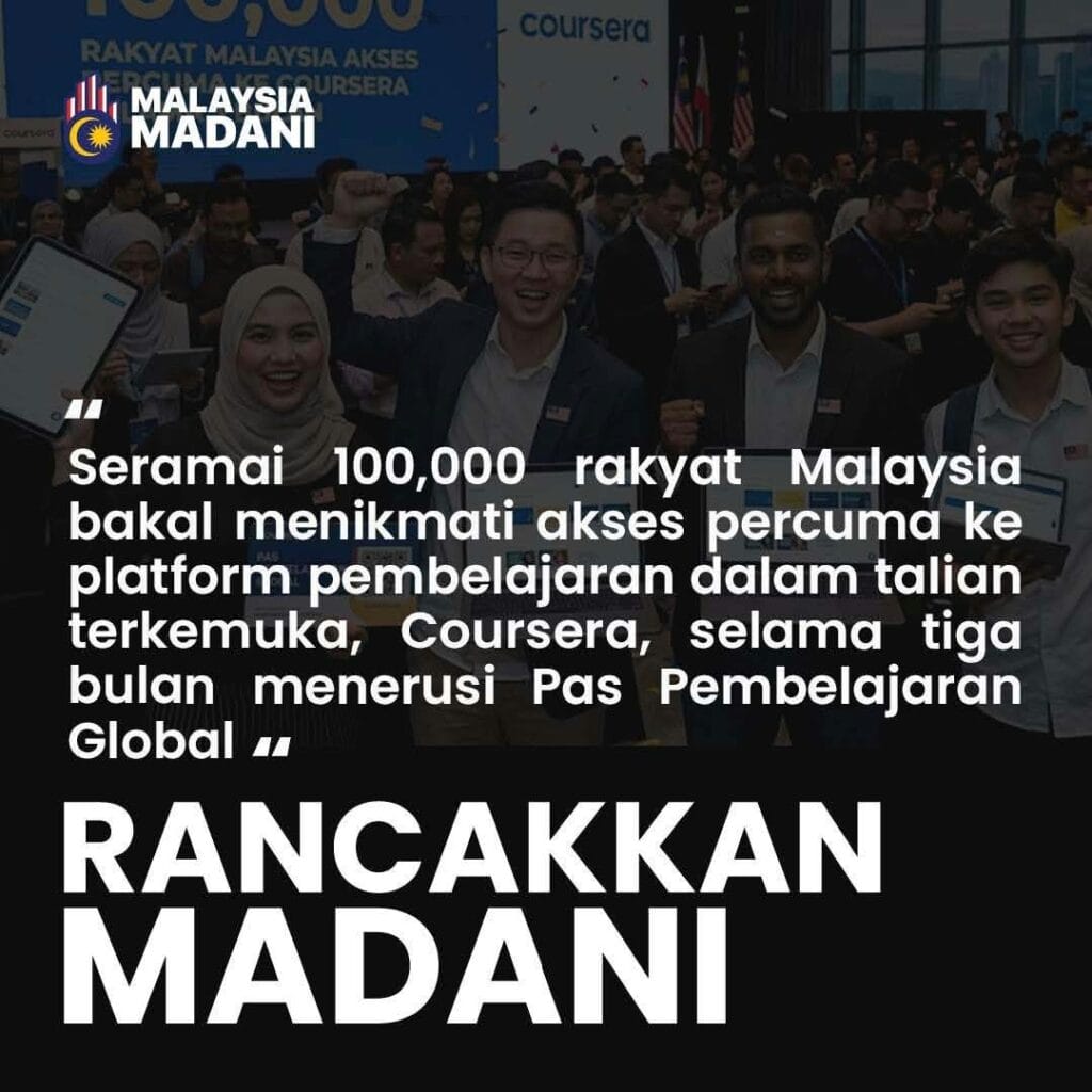 Pas Pembelajaran Global Coursera (Percuma 3 Bulan)