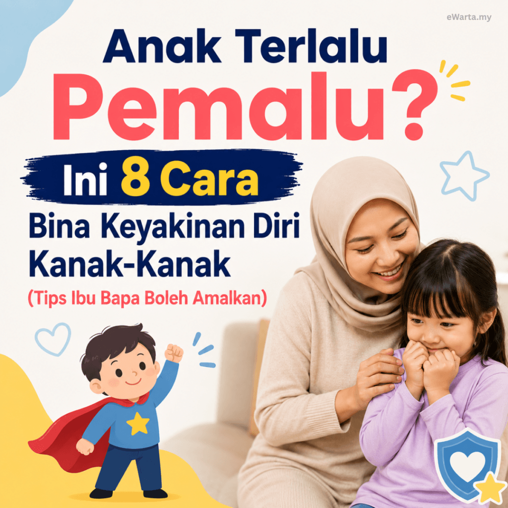 Anak Terlalu Pemalu - Ini 8 Cara Bina Keyakinan Diri Kanak-Kanak (Tips Ibu Bapa Boleh Amalkan)