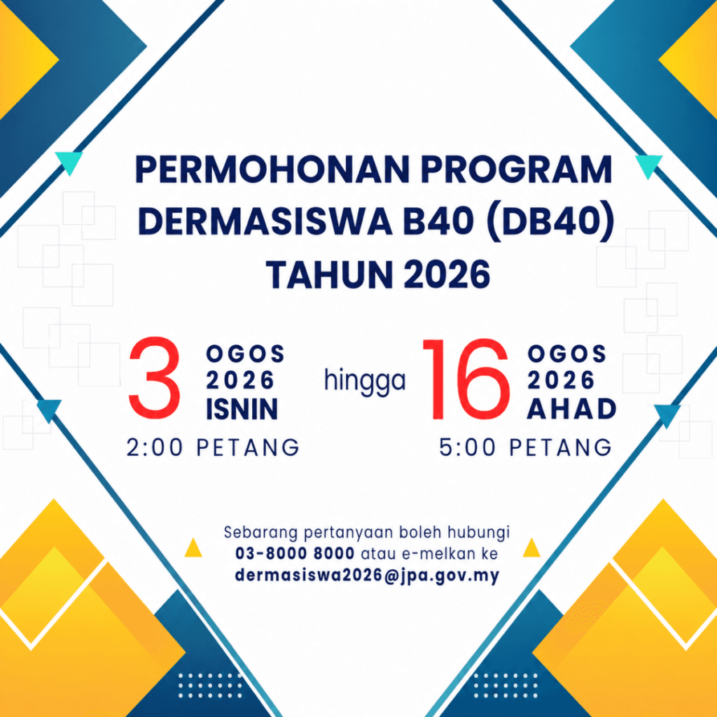 Dermasiswa B40 2026 - Apa yang Perlu Pemohon Tahu & Tips Penting