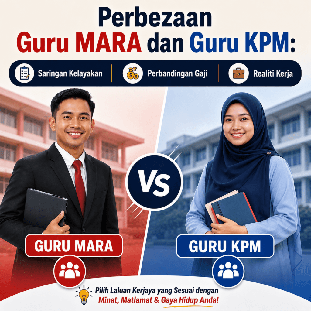 Perbezaan Guru MARA dan Guru KPM
