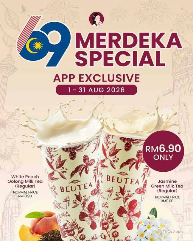 merdeka special beautea promo
