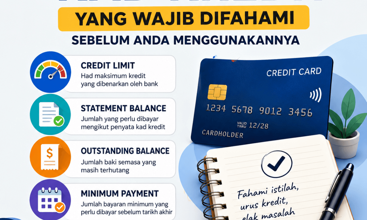 Senarai Istilah Kad Kredit Yang Wajib Difahami Sebelum Anda Menggunakannya