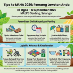 TIPS BERKUNJUNG KE MAHA 2026