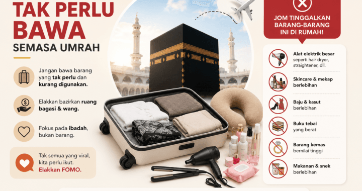 barang tak perlu bawa umrah