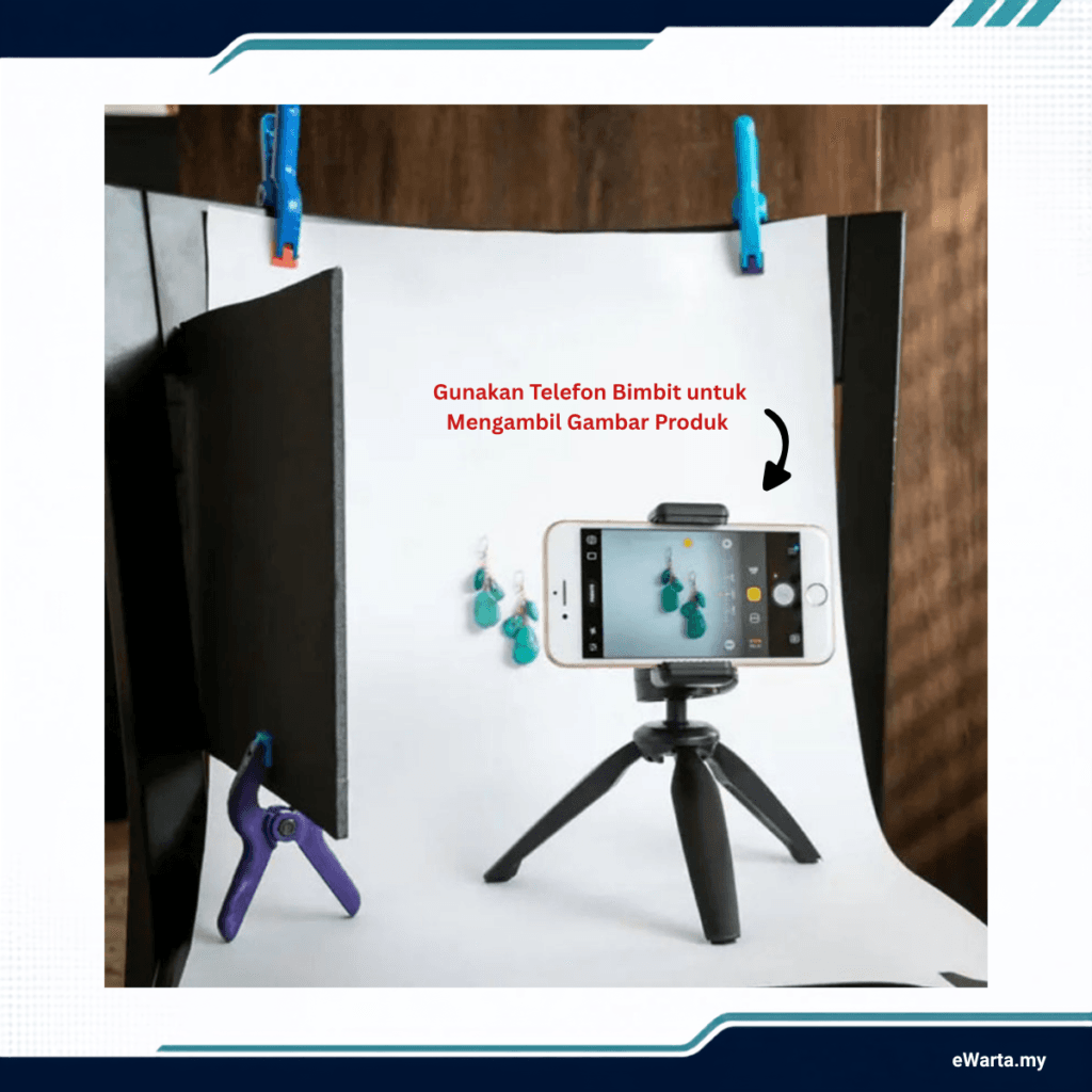 infografik Cara Jana Side Income - mobile photography