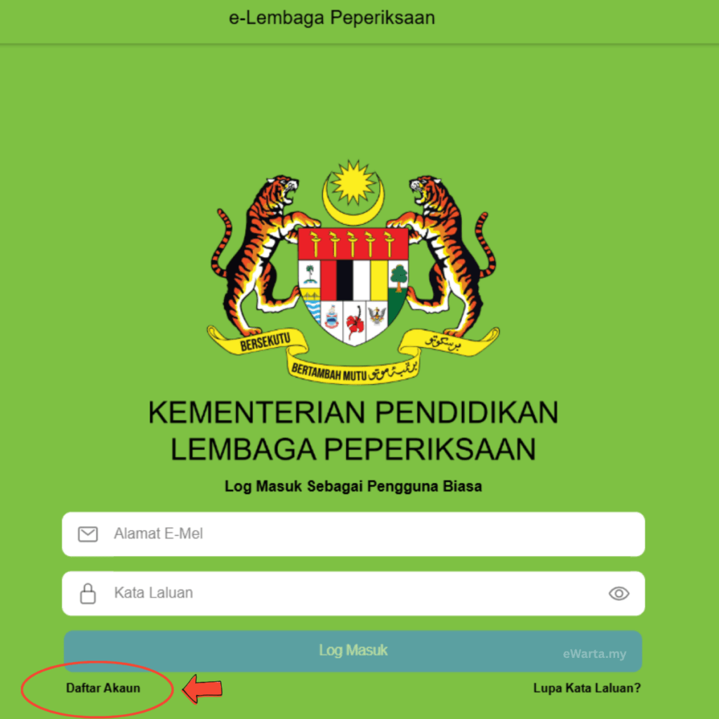  CARA DAFTAR AKAUN BARU e-LP