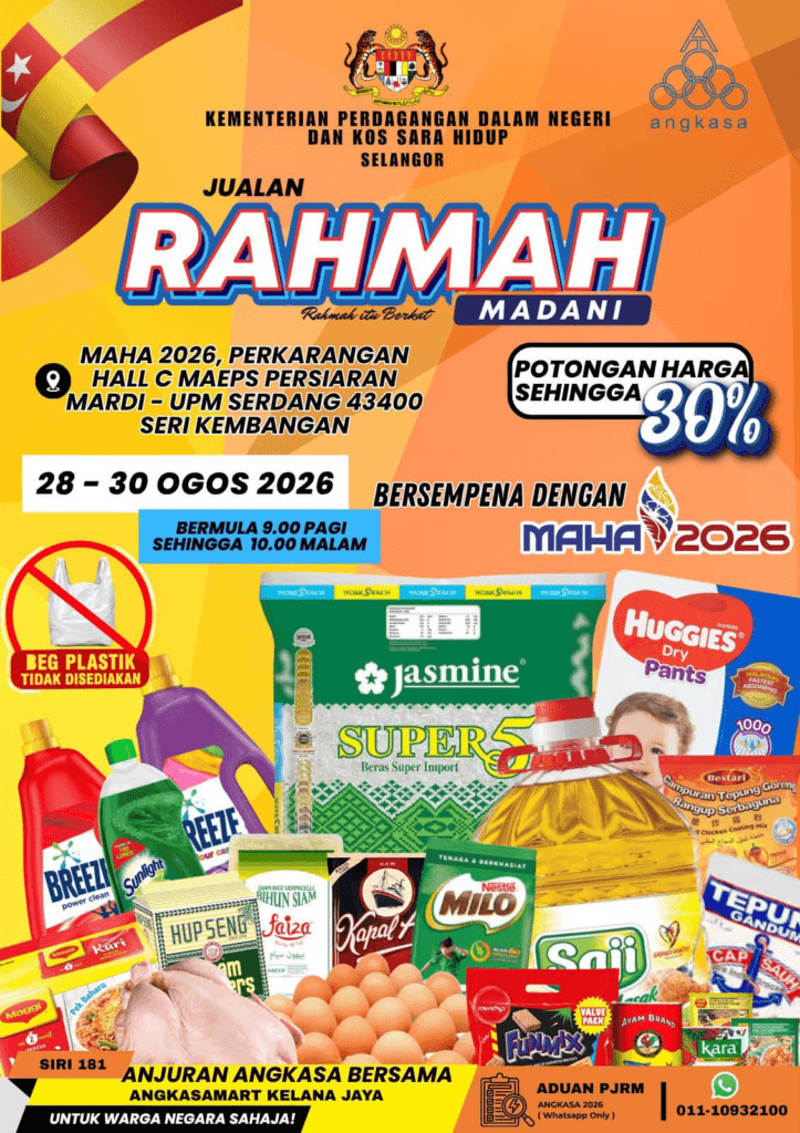 Infografik Jualan Rahmah MADANI @ MAHA