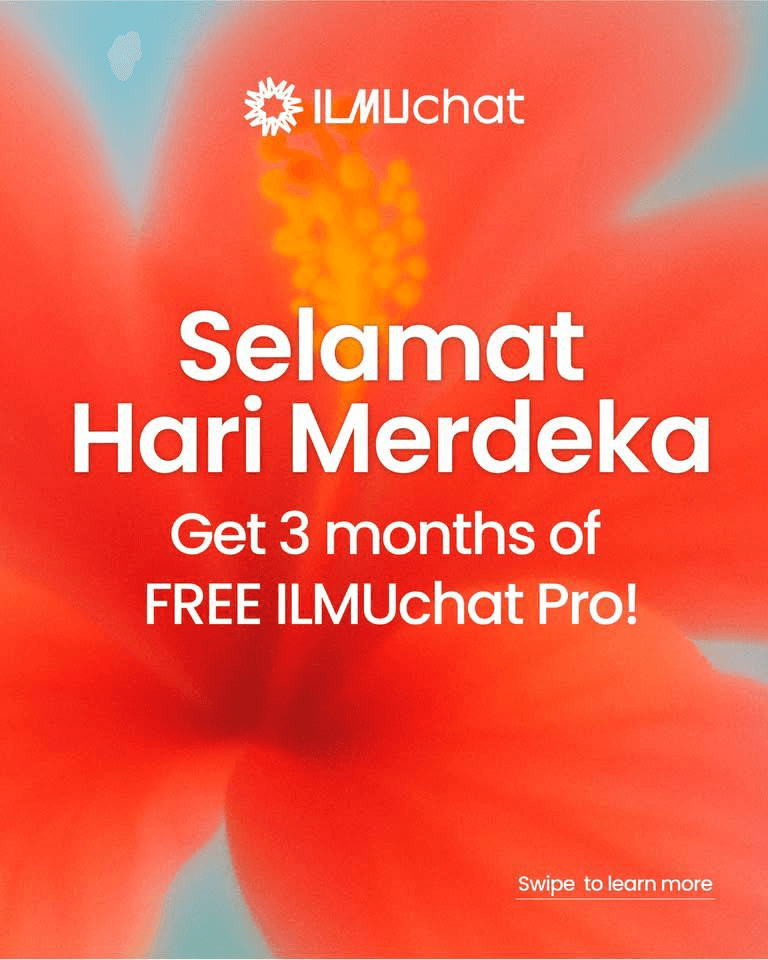 Infografik ILMUchat Pro - Cara Tebus Akses Percuma 3 Bulan