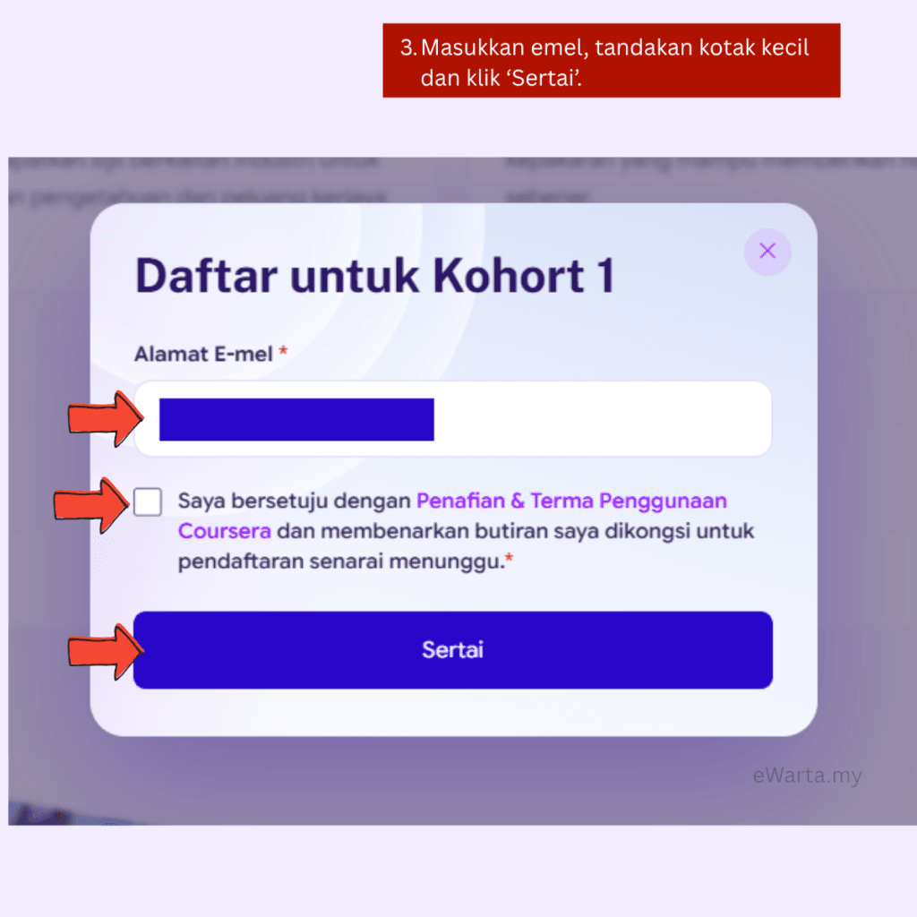 daftar kohort 1 Pas Pembelajaran Global Coursera (Percuma 3 Bulan)