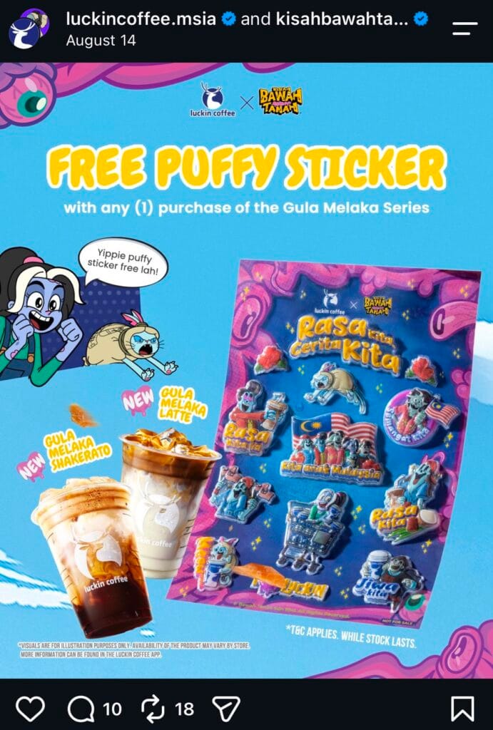 promosi merdeka 2026 - Luckin Coffee