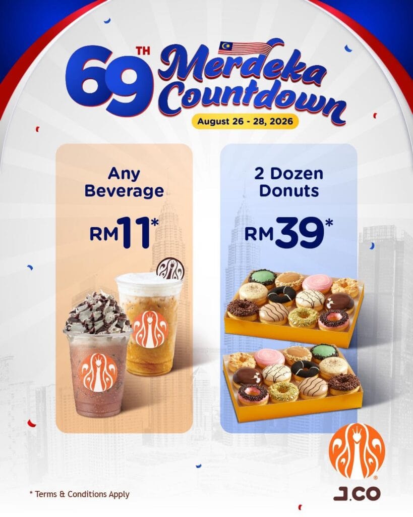 J.CO Donuts & Coffee MERDEKA COUNTDOWNS