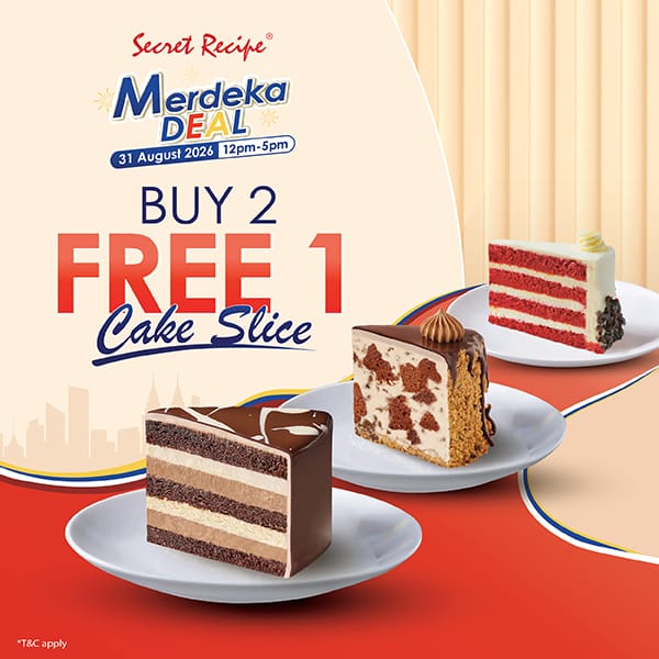  promosi merdeka 2026 -  Secret Recipe 
