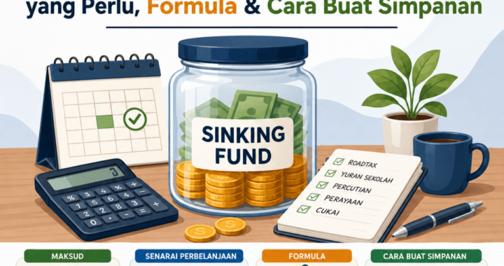 infografik mengenai maksud dan cara buat sinking fund