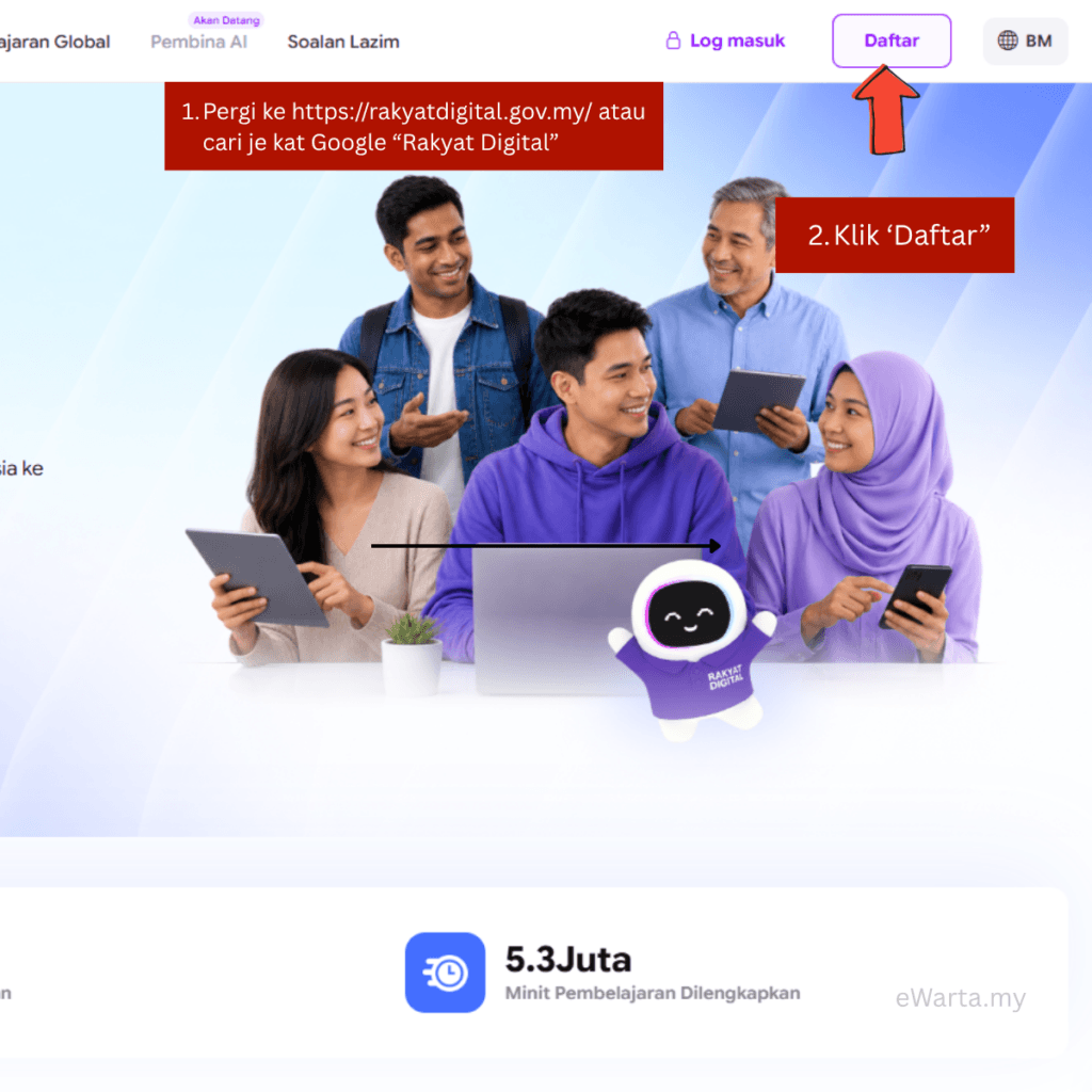 Cara Daftar Platform Rakyat Digital 