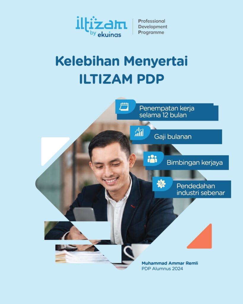 Infografik  kelebihan Iltizam pdp Ekuinas 