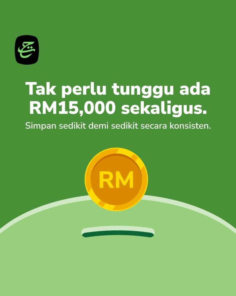 InfografiK SIMPANAN MINIMUM RM15,000 KELAYAKA GILIRAN HAJI AUTOMATIK 