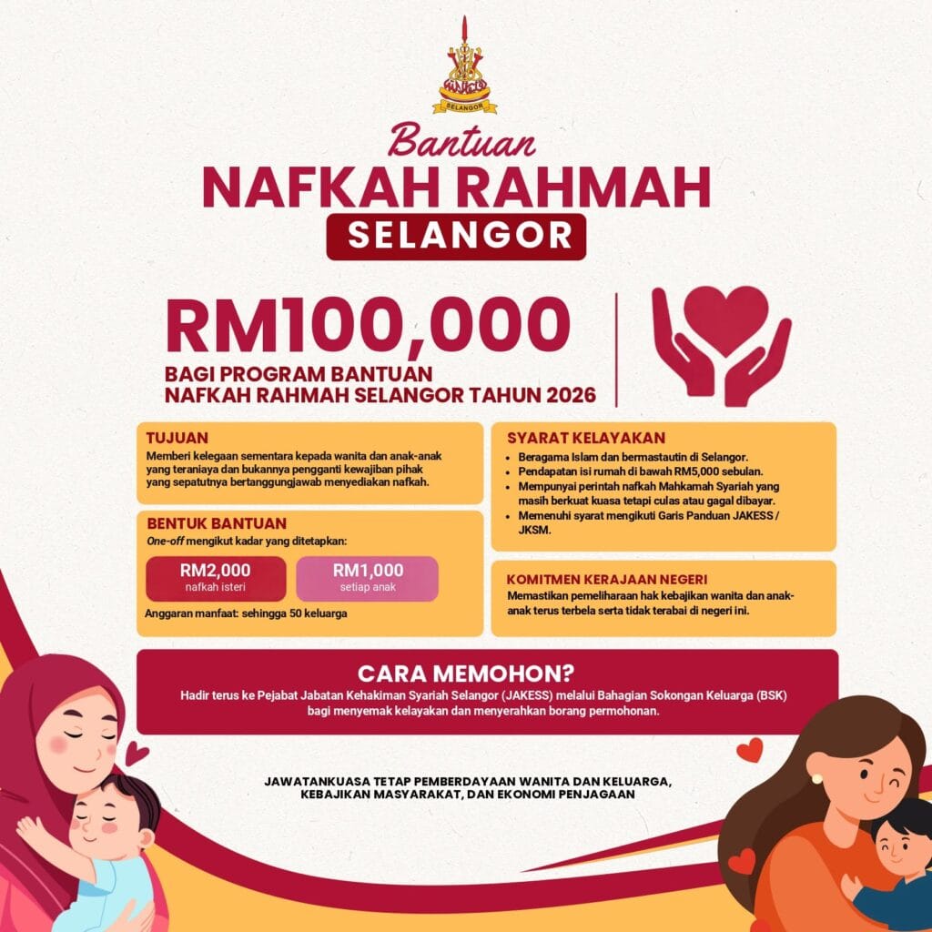Bantuan Nafkah Rahmah Selangor 2026